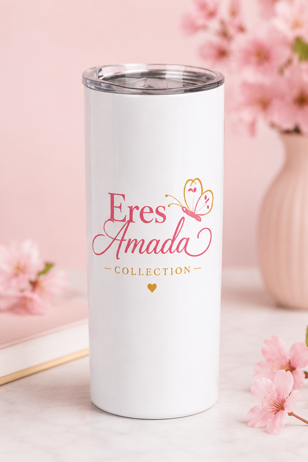 Termo Inspiracional Eres Amada Collection